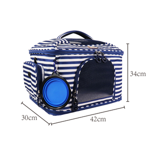 Cama y Transportín Plegable para Mascotas 2 en 1, Bolsa Transpirable con Abertura Lateral Grande, Bolso Resistente Anti-Estrés para Cargas Pesadas - Product Image 3