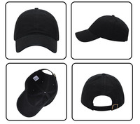 Gorra de Béisbol Deportiva de Mezclilla de Algodón con Efecto Desgastado y Lavado Ácido, Bordado Personalizado, Talla Grande 60cm - 65cm, para Hombre