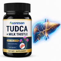 Capsules OEM TUDCA Complex : Extrait d'huile de chardon-Marie pour la détoxification hépatique, complément alimentaire à base de plantes, capsules de chardon-Marie TUDCA de Chine