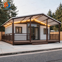Solución Llave en Mano con Alto Retorno de la Inversión, Casa Contenedor Expandible Moderna de 20 pies, 30 pies, 40 pies, Casas Prefabricadas