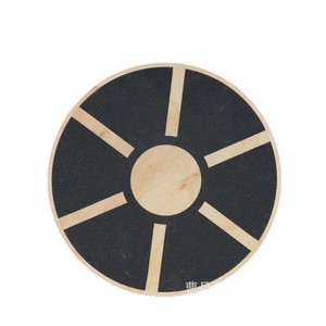 Planche d'équilibre ronde en bois 40 cm antidérapante pour yoga, pilates et entraînement du tronc - Product Image 2