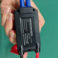 C-Power EC5 Cables de Arranque de Cobre con Pinzas de Cocodrilo 10AWG, Conector Negro, Garantía de 3 Años, 85% de Eficiencia para Coche