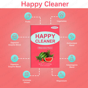 HAPPY CLEANER Watermelon Happy Cleaner Para Bajar De Peso Superfood Mezcla en Polvo Antioxidante 14 Sobres para Adultos - Product Image 4