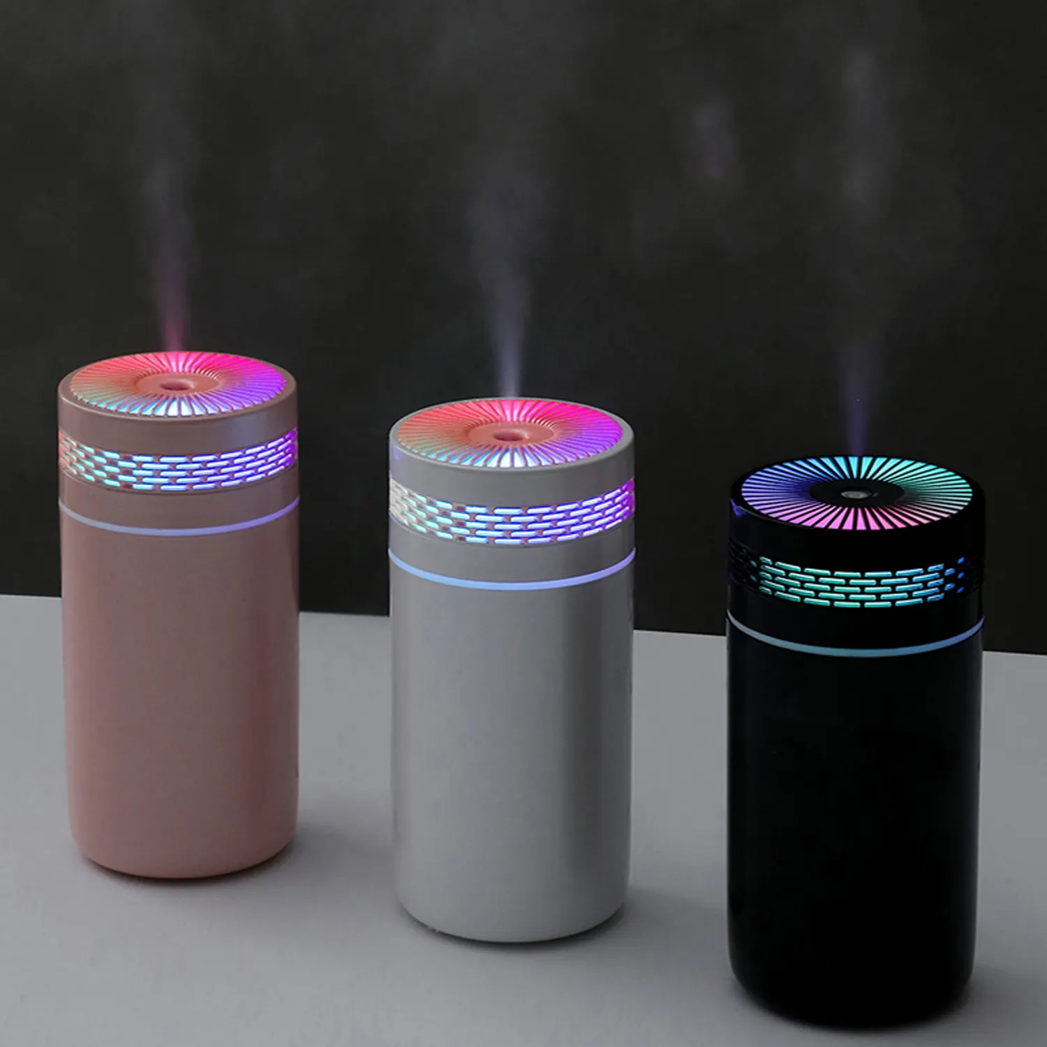 New Style Best Home Rotimatic LED Night Light Color Changing Aroma Diffuser Portable Mini USB Car Cup Mist Air Humidifier