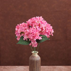 Artificial Five-Headed Snowflake Hydrangea Tabletop Floral Arrangement Bouquet Wedding Decor Handmade Long-Lasting 3-5 Years - Product Image 6