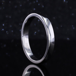 Aliança de Casamento Personalizável em Ouro Sólido 9k 14k 18k e Prata Lisa para Mulheres e Homens - Product Image 6