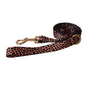 Großhandel Luxus Designer Hunde halsband Gold Metall Schnalle Hardware personal isierte <span class=keywords><strong>Sublimation</strong></span> schwere Haustier Hunde halsband Leine - Product Image 6