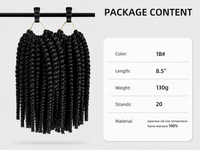 Extensions de cheveux synthétiques torsadées au crochet, style Spring, vente directe d'usine transfrontalière pour femmes africaines