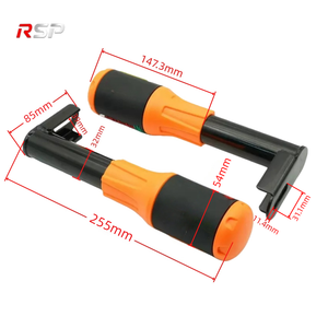 Protezione Universale Anticaduta per Moto, Coppia di Barre in Metallo e Gomma, Protezione Telaio Motore 255mm, Accessorio Bolt-On - Product Image 2