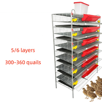 Poulailler à cailles empilable multi-niveaux pour les éleveurs de jardin, avec mangeoire automatique et plateau facile à nettoyer