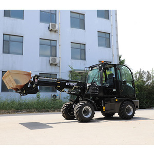 Chargeuse sur pneus télescopique compacte de 1 tonne, chargeuse frontale diesel, petite machine de construction - Product Image 4