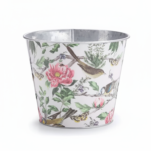 Jardinières de fleurs en métal étonnantes de qualité supérieure Pots de décoration intérieure et extérieure de luxe Fournitures en vrac avec un design imprimé fini attentif - Product Image 1