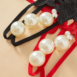 Tanga Sexy Ding Zhi Mei con Perlas, Transpirable, Estimulante para Adultos, Verano 2024 - Product Image 5