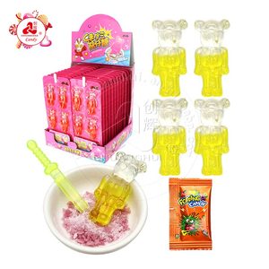 चिपचिपा मीठा उदास भालू के आकार का नरम गम कैंडी + popping कैंडी - Product Image 1