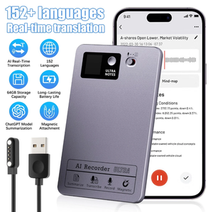 Grabadora Inteligente con IA de 64 GB con Grabación por Tarjeta Magnética y Transcripción en 152 Idiomas - Product Image 2