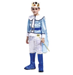 Costume da Re Reale per Bambini, Disponibile in Fabbrica, per Feste di Halloween e Cosplay <span class=keywords><strong>TV</strong></span>/Cinema, Set con Top/Pantaloni/Stivali/Mantello/Copricapo - Product Image 3