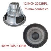 Haut-parleur 932 à bobine vocale de 12 pouces, haut-parleur 6012, haut-parleur en néodyme, haut-parleur woofer, pilote de 75mm, 2262HPL