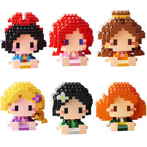 ミニビルディングブロックアニメ人気キッズトイPc 50カラーボックスレンガカラフル女の子プラスチックパズル1個 - Product Image 5