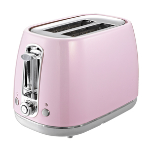 Máy Nướng Bánh Mì Điện Gia Dụng 2 Lát Led Bằng Thép Không Gỉ Lò Nướng Bánh Mỳ Màu Hồng Máy Nướng Bánh Mì - Product Image 3