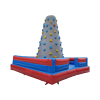 Mur d'escalade gonflable imperméable de qualité supérieure, idéal pour les événements sportifs, les fêtes et les activités de team building, disponible à la location