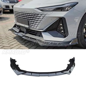 <b>Car</b> Front Bumper Lip <b>Diffuser</b> Spoiler Glossy Black Modification Part for Changan UNI-V 2022 Bumper Protector <b>Car</b> Accessories - Product Image 4