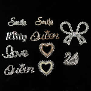 Breloques DIY en alliage, diamant, perle et nœud papillon motif chaton, pour coques de téléphone <span class=keywords><strong>design</strong></span>, accessoires pour cheveux, pinces à cheveux, sacs à chaussures et décoration d'ongles - Product Image 6