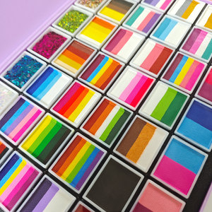 Sản Phẩm Chất Lượng Cao Cầu Vồng Mặt Sơn Kit Có Thể Được Tùy Chỉnh Trong Lô Nhỏ Kỳ Nghỉ Nguồn Cung Cấp Bên Cơ Thể Sơn Nguồn Cung Cấp - Product Image 1