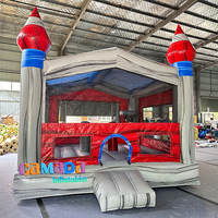 Château gonflable coloré en PVC pour l'extérieur et l'intérieur