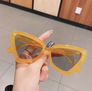 Women's New <b>Large</b> <b>Frame</b> Retro Sunglasses Popular Online Fashionable UV Resistant Street Photography Glasses Wholesale - Product Image 6