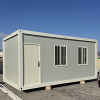 Maison de conteneur mobile préfabriquée modulaire de luxe de 20 pieds Maison mobile détachable pour hôtels Structure en acier préfabriquée portable
