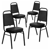 Chaises de banquet d'hôtel en métal doré, vente en gros, haute qualité, luxe, empilables, design moderne pour salon, chaise d'invité de restaurant
