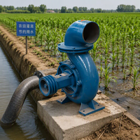 Pompe à eau directe usine OEM ODM personnalisée compatible avec plusieurs sources d'alimentation pour l'irrigation agricole, les étangs et les rivières