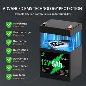 Batteria al Litio LiFePO4 12.8V 5Ah <span class=keywords><strong>di</strong></span> Alta Qualità Portatile <span class=keywords><strong>per</strong></span> Accumulo Energetico Domestico - Product Image 2