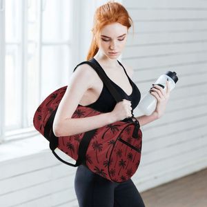 Sac de sport de voyage personnalisé avec logo, design palmier portable, sac de <span class=keywords><strong>week</strong></span>-<span class=keywords><strong>end</strong></span> pour femmes et filles - Product Image 6