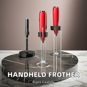 Fouet Électrique Portable Style Moderne pour Cuisine, <span class=keywords><strong>Mousseur</strong></span> à <span class=keywords><strong>Lait</strong></span> Facile à Utiliser et Pratique - Product Image 3