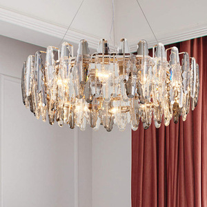 <span class=keywords><strong>NUEVO</strong></span> Diseño de Lámpara de Araña LED de Cristal de Lujo, Lámpara Colgante de Estilo Nórdico para Sala de Estar, <span class=keywords><strong>Hotel</strong></span>, Vestíbulo, Decoración Artística - Product Image 3