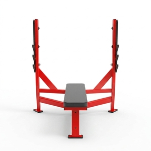 <span class=keywords><strong>Banc</strong></span> de musculation plat ergonomique XinRui à usage commercial, avec <span class=keywords><strong>coussin</strong></span> épais et rembourré pour la sécurité unisexe et l'entraînement durable des pectoraux - Product Image 1