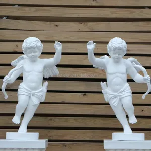 현대 팝 아트 조각 실내 야외 장식 실물 크기 유리 섬유 그림 조각 대형 만화 소년 석상