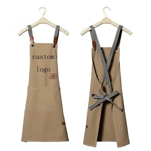 Vente en gros Tablier personnalisé très résistant Tablier de cuisine maquilleurs Poterie Tablier en toile de coton - Product Image 1