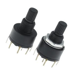 Interruptor Rotatorio de 2 Polos, 3, 4 Posiciones; 1 Polo, 5, 6, 8 Posiciones; SR13, SR26, Terminal PCB; Interruptor de Banda de 12 Posiciones para Horno - Product Image 2