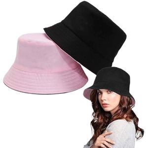 Wholesale Fashion Custom logo Newest Design Custom logo High Quality Wide Brim <b>Bucket</b> <b>Hat</b> Cotton <b>Reversible</b> Fishermen <b>Hat</b> - Product Image 2