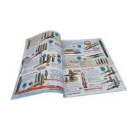 Kits de stylos personnalisés haut de gamme, catalogue, reliure de selle, livre souple, impression de brochures