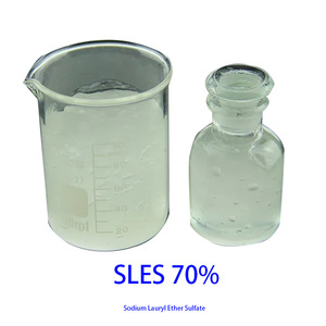 Matières premières chimiques pour cosmétiques/lave-vaisselle liquide/savon/shampoing/détergent CAS 68585-34-2 SLES 70% - Product Image 1