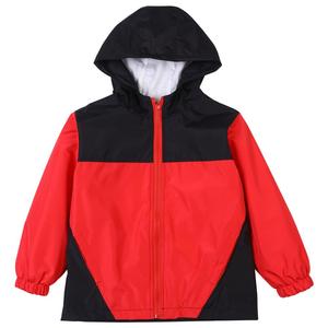 Vêtements pour enfants asiatiques en gros, fabriqués en Chine, en ligne, veste imperméable à fermeture éclair en polyester - Product Image 3