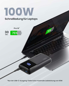 <span class=keywords><strong>INIU</strong></span> BI-B63 Max, Batería <span class=keywords><strong>Externa</strong></span> de Carga Rápida con Salida PD de 100W, 25000mAh, para Viajes de Negocios y Actividades al Aire Libre, para Smartphones - Product Image 5