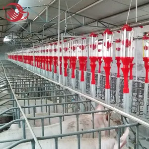 가금류 장비 케이지 가축 돼지 낙농 동물 농장 펜을위한 동물 플라스틱 피더 시스템