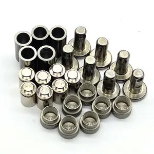 CNC Machining Precision Customized Knurled Flat Nuts Automotive Parts Turned Aluminum Parts