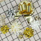 40ct ร้อนขายดาวโบว์กล่องตั้งเส้นผ่าศูนย์กลางที่มีสีสันดอกไม้โบว์เครื่องทำของแข็ง Pp พลาสติกริบบิ้นห่อของขวัญ - Product Image 5