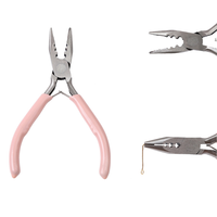 Différents types de pinces, pinces à bec, pour la fabrication de bijoux faits main, pinces à bec rond multifonctionnelles, mini outils pour l'enroulement de fil et la fabrication de perles