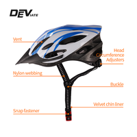 Logo personnalisable Technologie pneumatique intégrée Casque de vélo Hommes et femmes Casques de patinage à roulettes pour les sports d'équitation
